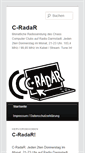 Mobile Screenshot of c-radar.de